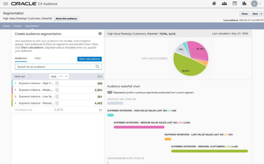 Oracle Marketing screenshot - 10 migliori soluzioni di software di marketing cloud analizzate nel 2026
