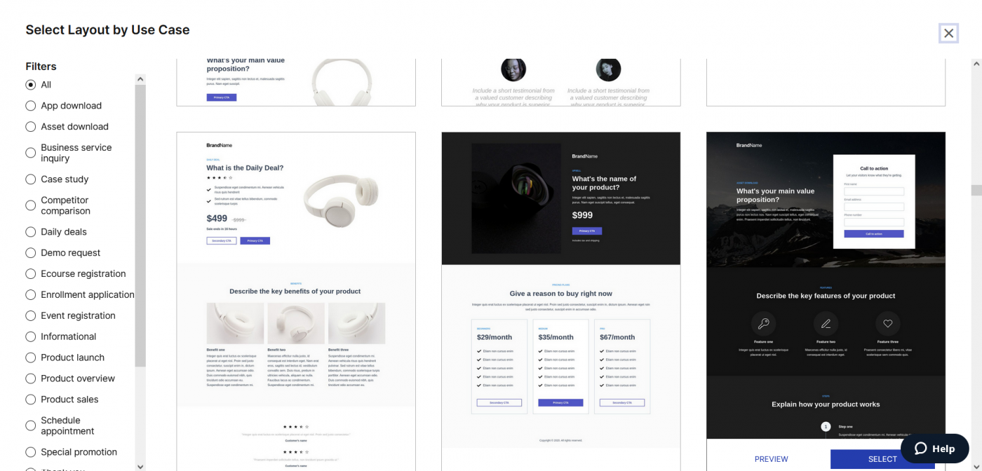 Instapage screenshot - 10 migliori alternative a Optimizely recensite nel 2026