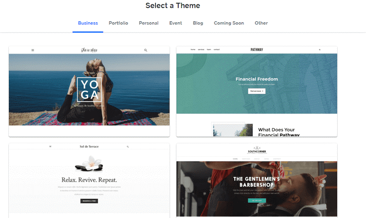 Weebly screenshot - 10 migliori software per siti con abbonamento recensiti nel 2026