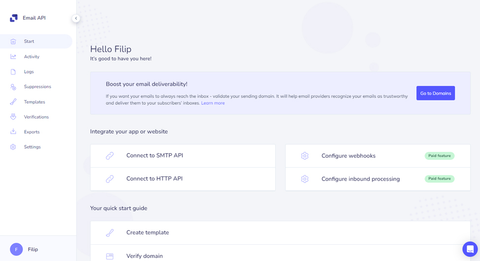 Elastic Email screenshot - 10 migliori piattaforme per newsletter via email recensite nel 2026