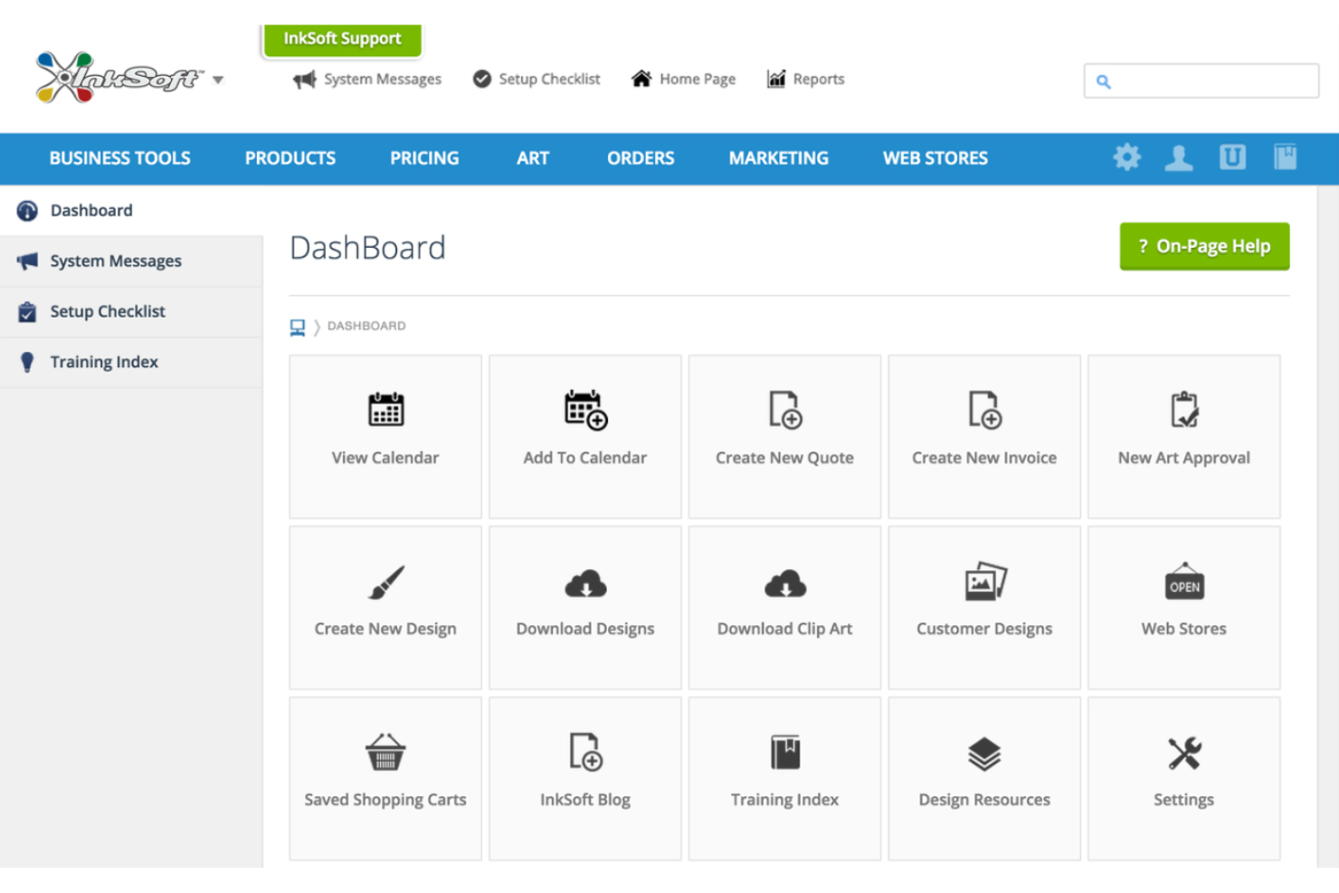InkSoft screenshot - 14 Mejores Software de Gestión de Productos Promocionales para 2026
