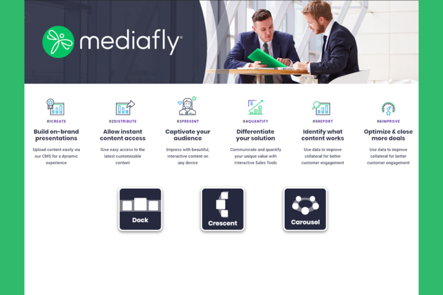 Mediafly screenshot - 7 Meilleurs systèmes de gestion de contenu mobile en 2026
