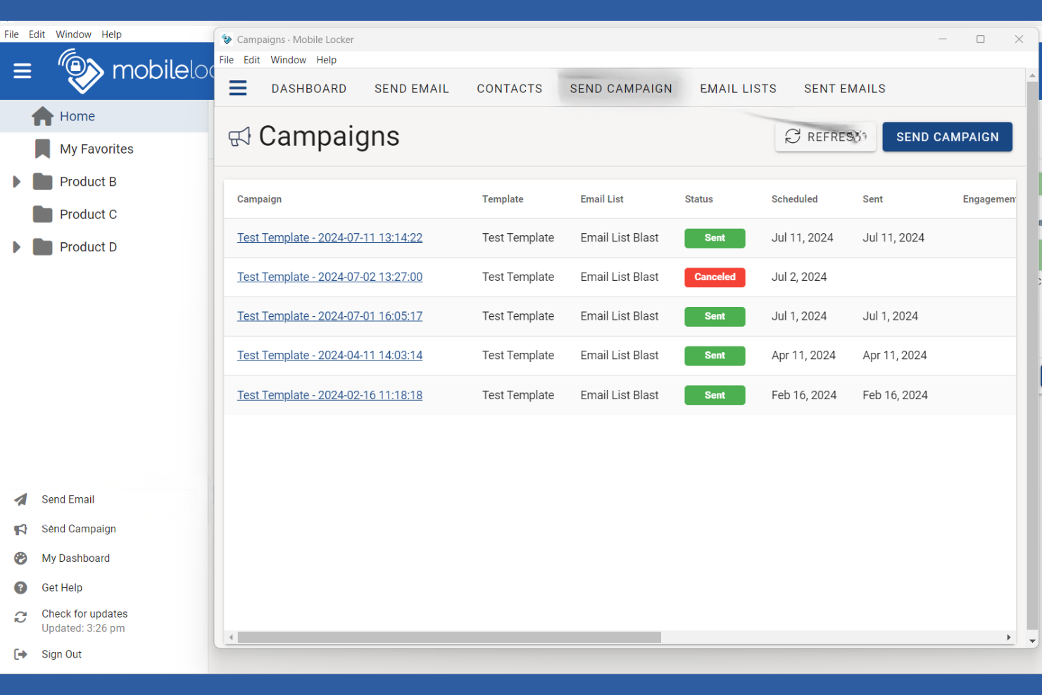 Mobile Locker screenshot - 10 beste mobiele contentbeheersystemen in 2026