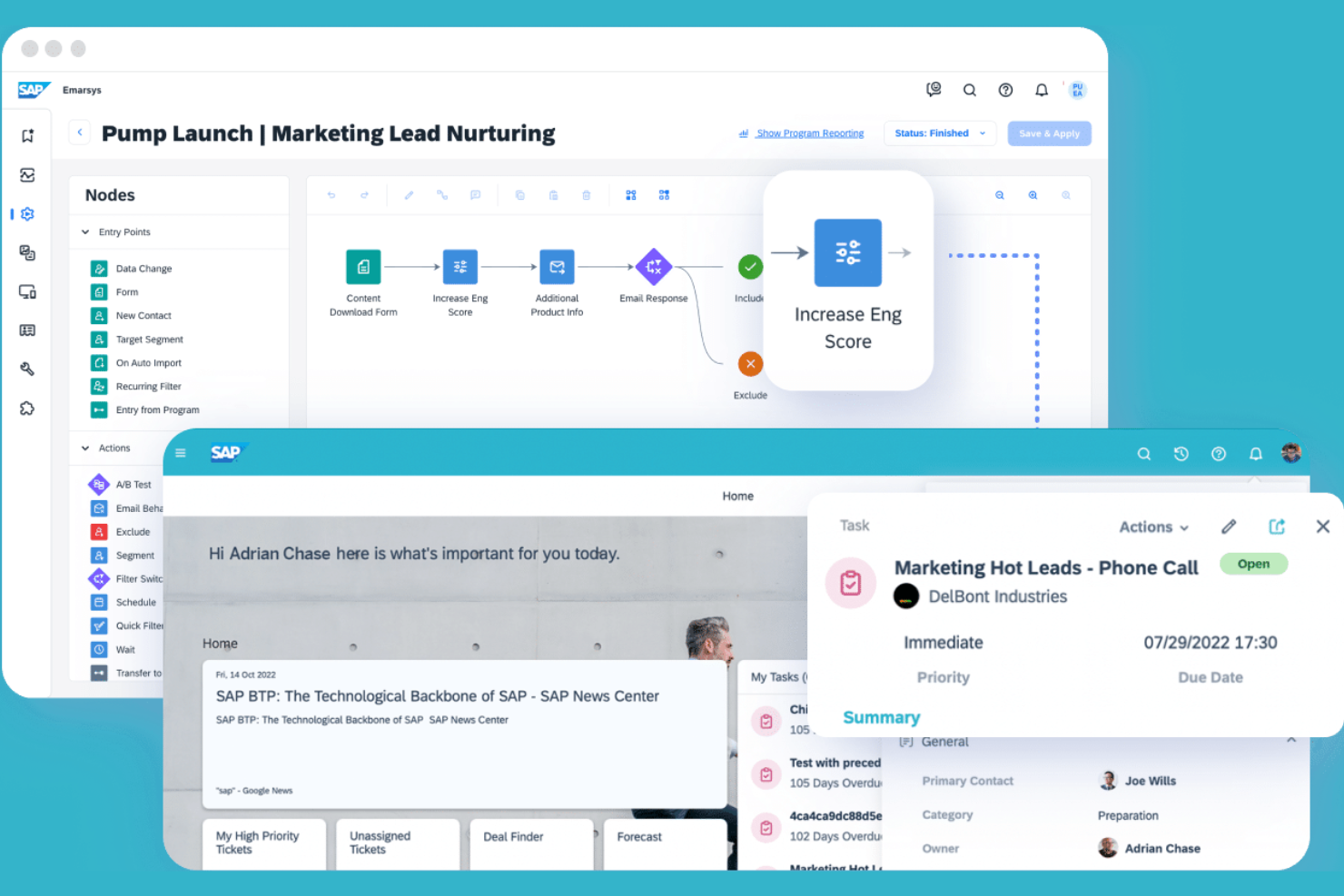 SAP Emarsys screenshot - 10 beste software voor B2C-marketingautomatisering in 2026