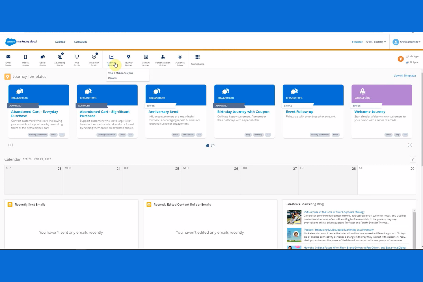 Salesforce Marketing Cloud screenshot - 10 beste software voor B2C-marketingautomatisering in 2026