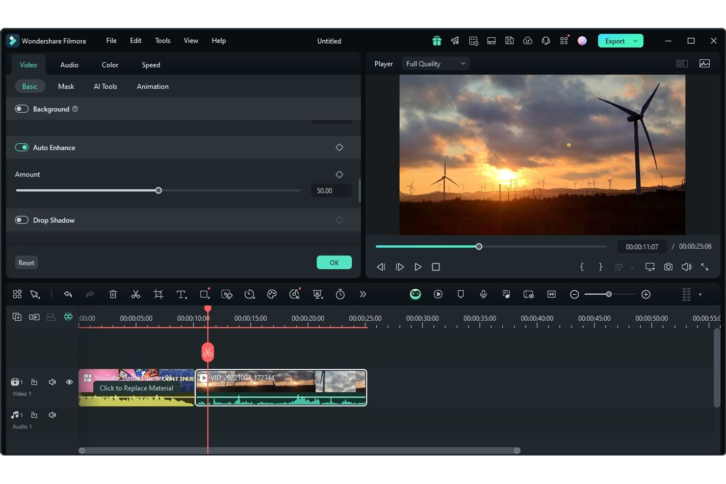 Filmora screenshot - 10 beste CapCut-alternatieven voor 2026