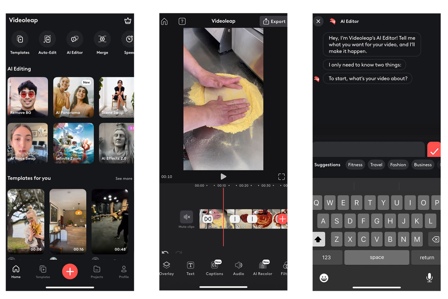 Videoleap screenshot - 10 beste CapCut-alternatieven voor 2026