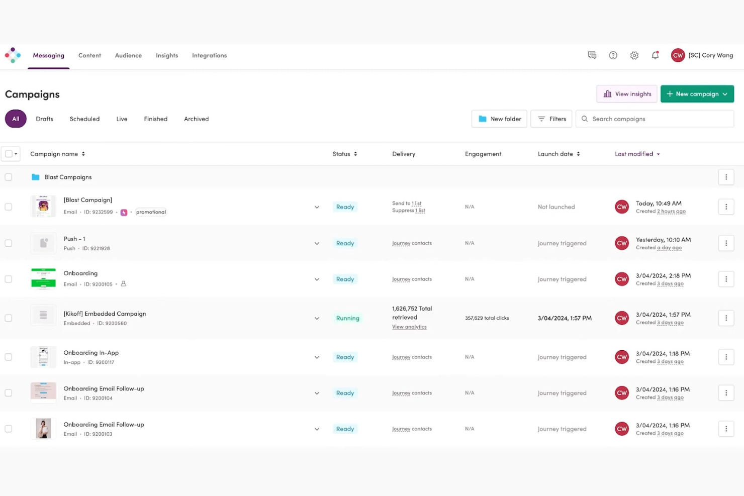 Iterable screenshot - 10 beste software voor het bouwen van e-mailsjablonen beoordeeld in 2026