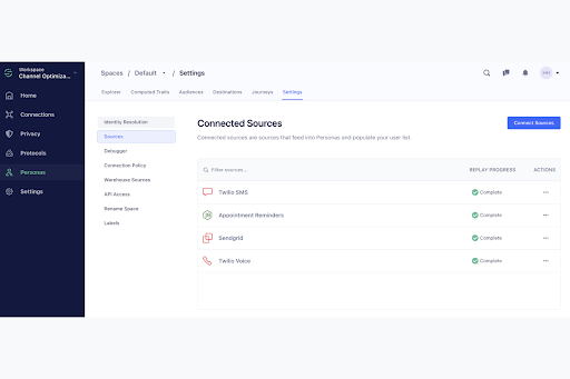 Twilio Segment screenshot - Die 10 besten Adverity-Alternativen im Test 2026