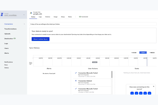 Fivetran screenshot - Die 10 besten Adverity-Alternativen im Test 2026