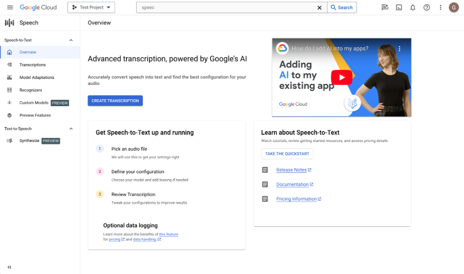 Google TTS screenshot - 10 beste Murf-AI-Alternativen im Test 2026