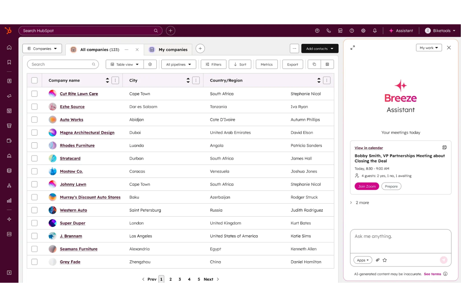 Breeze Intelligence screenshot - 10 beste alternatieven voor Leadfeeder beoordeeld in 2026