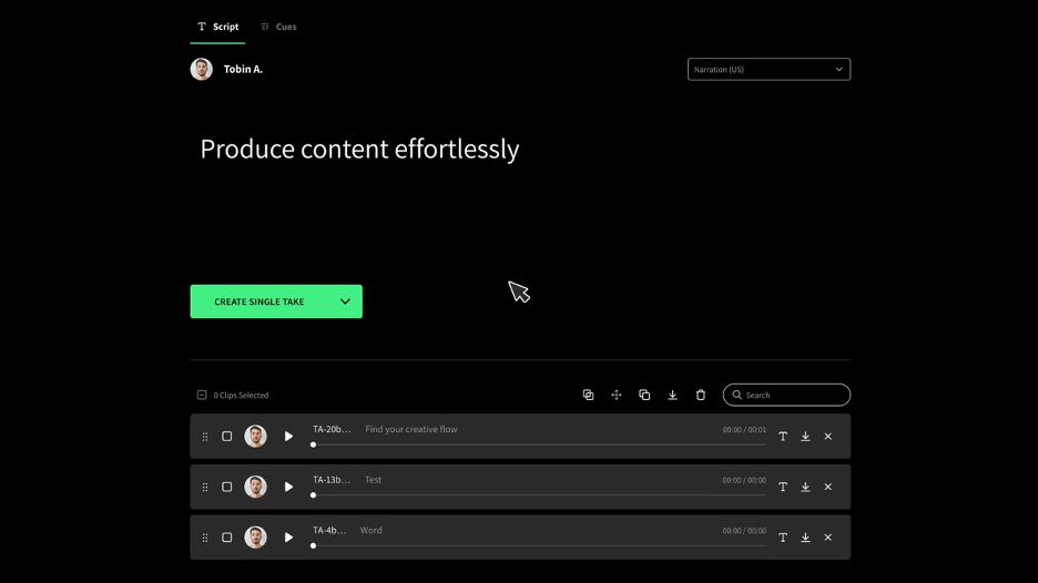 Well Said Labs screenshot - 10 beste Murf-AI-Alternativen im Test 2026