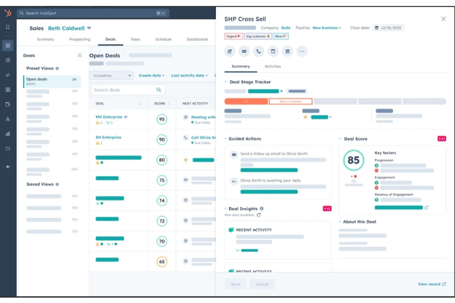 HubSpot screenshot - 10 Migliori Soluzioni di Software di Marketing Digitale Recensite per 2026