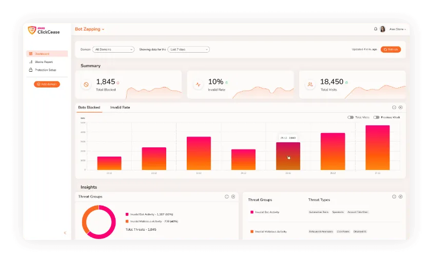 ClickCease screenshot - 26 Best Click Fraud Software Reviewed For 2026