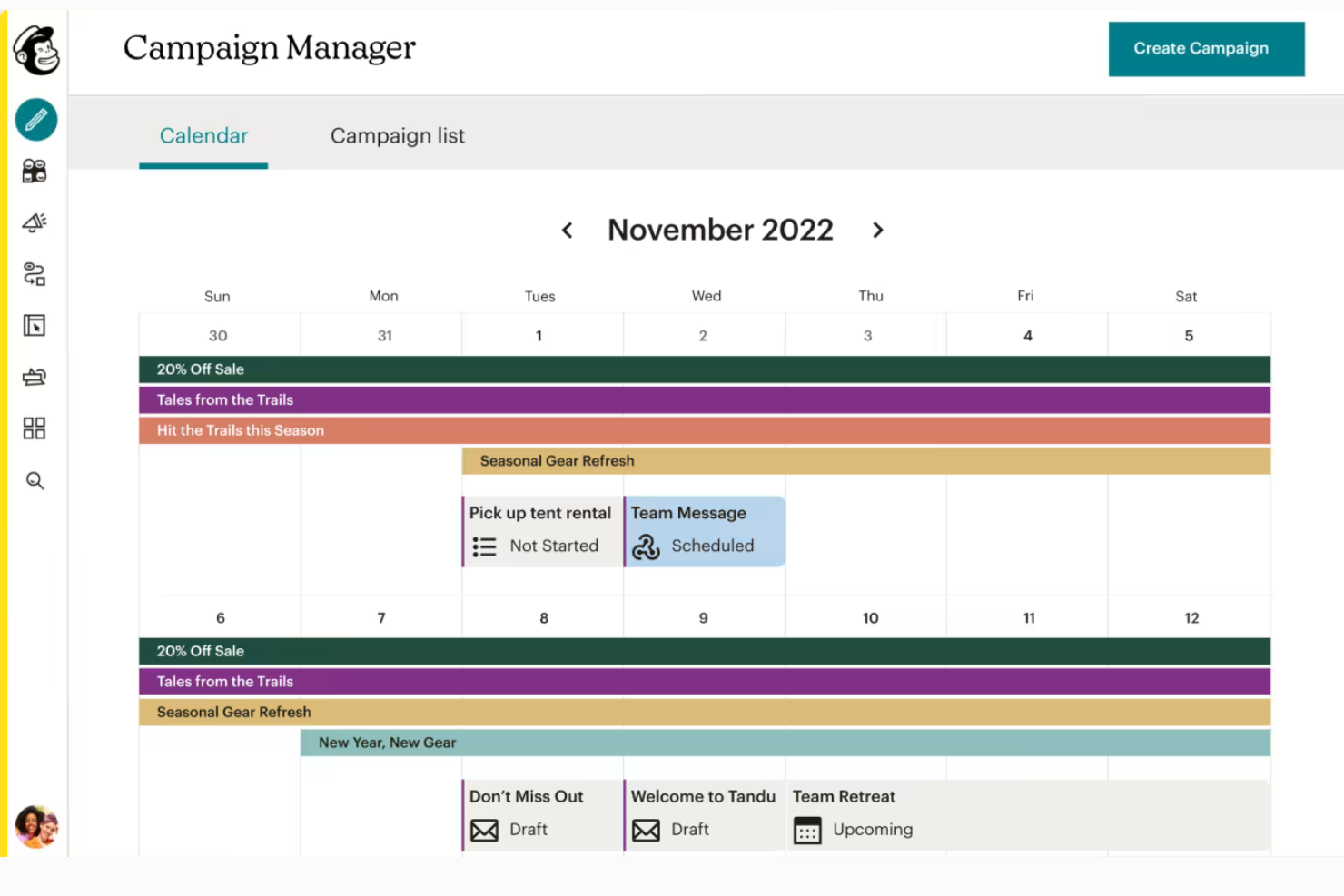 Mailchimp screenshot - 20 Best White Label Marketing Software Of 2026