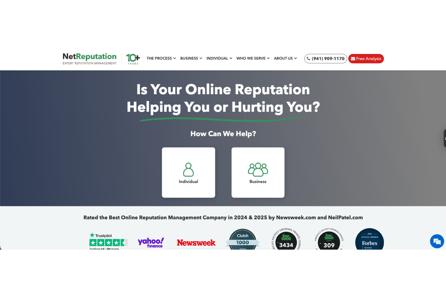 NetReputation screenshot - 25 Best Reputation Management Companies Reviewed for 2026