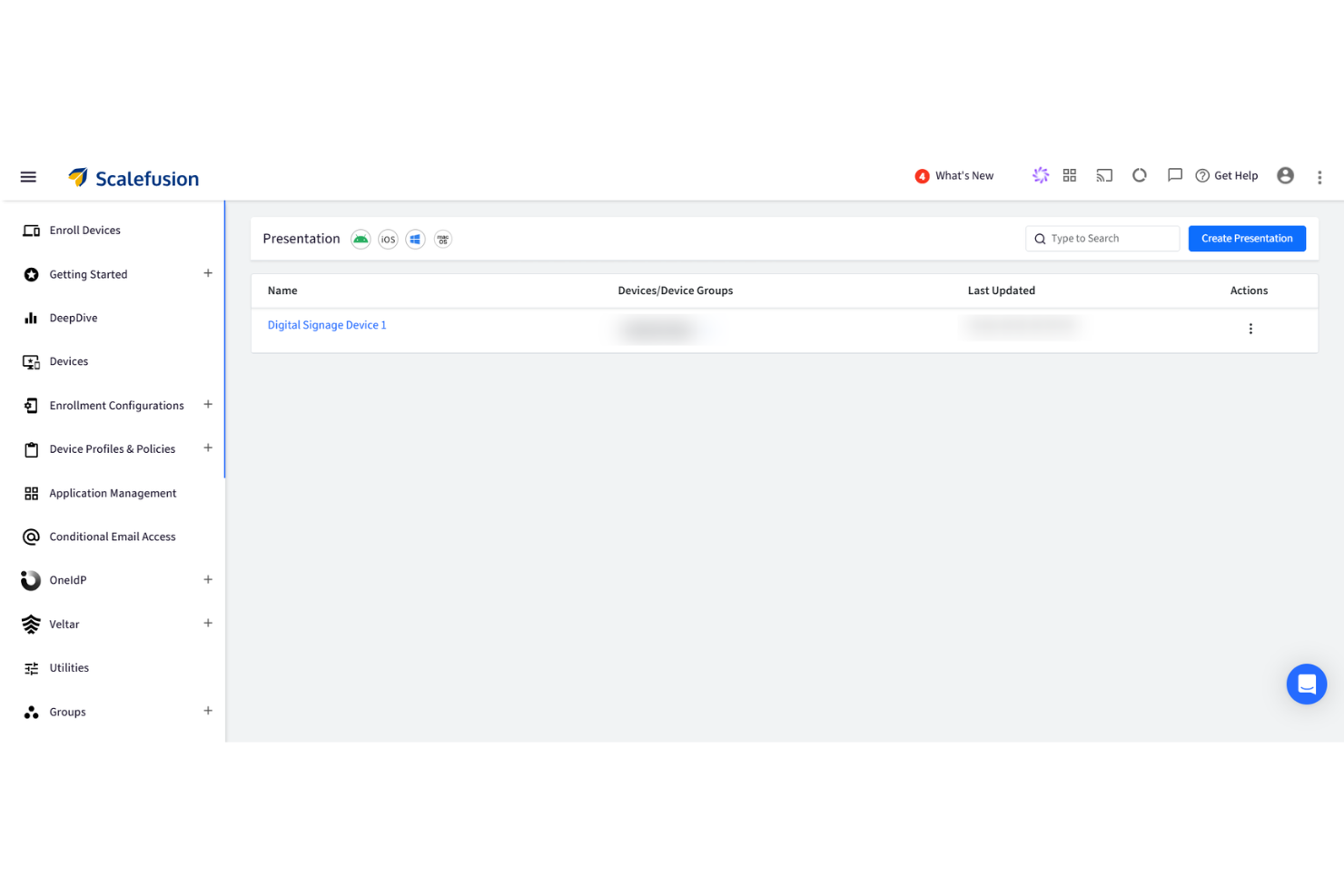 Scalefusion screenshot - 19 Best Digital Signage Software Reviewed in 2026