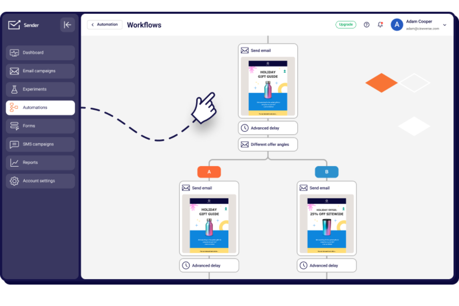 Sender screenshot - 20 Best Marketing Automation Tools for Small Business 2026