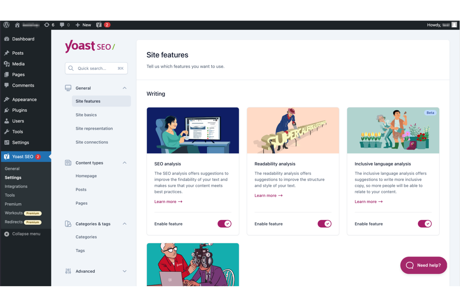 Yoast SEO for WordPress screenshot - 22 Best Free SEO Tools Reviewed In 2026