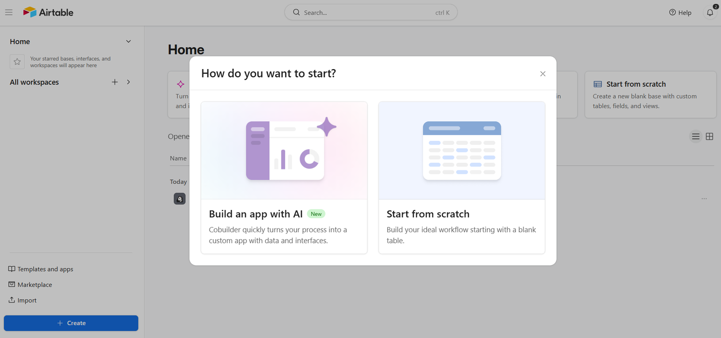Airtable screenshot - 19 Best monday.com Alternatives Reviewed in 2026