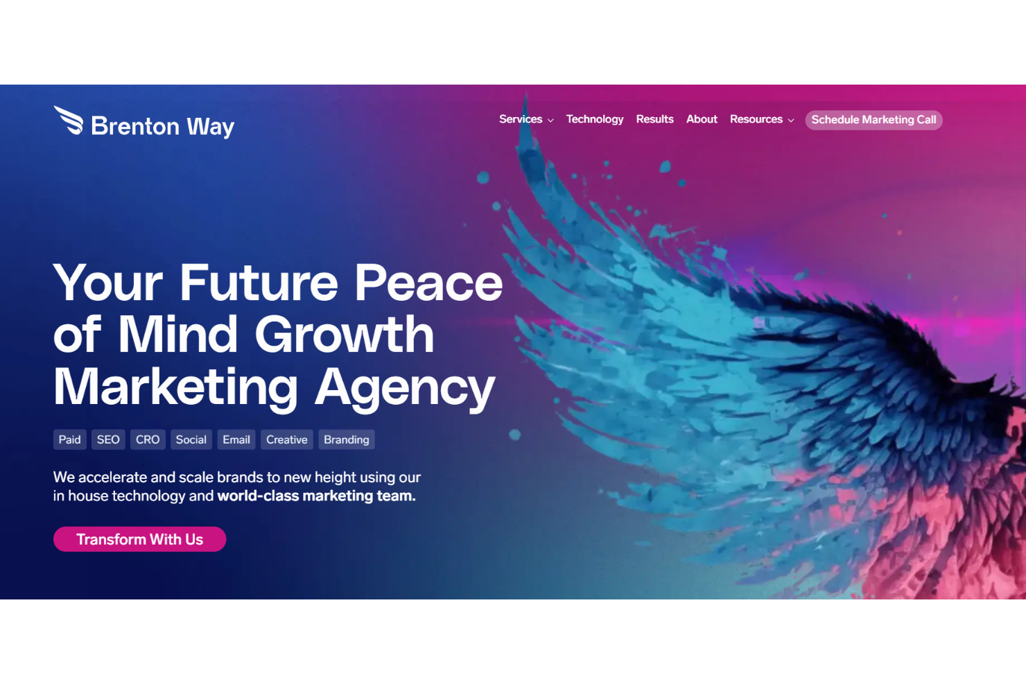 Brenton Way screenshot - 20 Best Digital Marketing Agency Reviewed in 2026