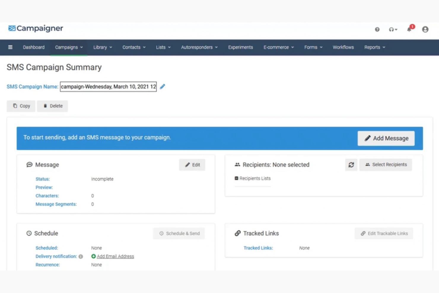 Campaigner screenshot - 18 Best Email Newsletter Software Reviewed in 2026
