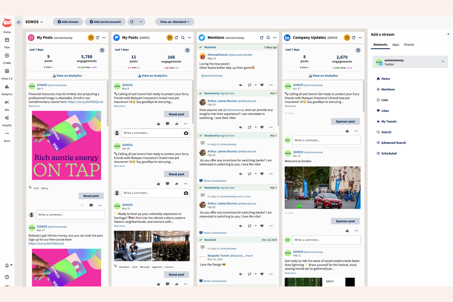 Hootsuite screenshot - 10 Best Social Media Analytics Software Reviewed for 2026