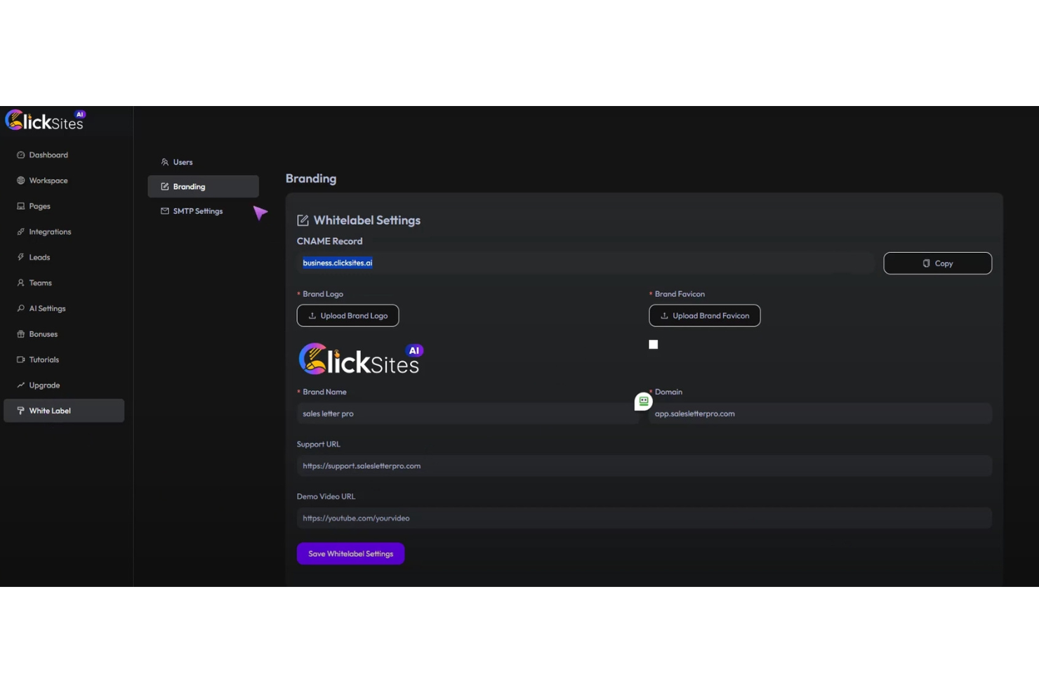 ClickSites screenshot - 15 Best WordPress Alternatives Reviewed in 2026