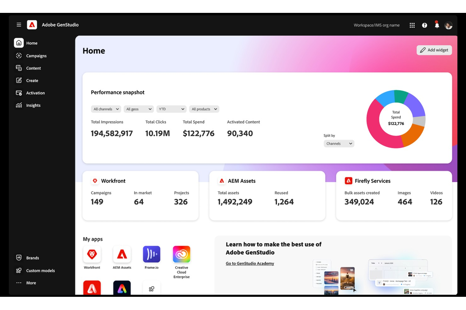 GenStudio screenshot - 19 Best Content Workflow Software Reviewed In 2026