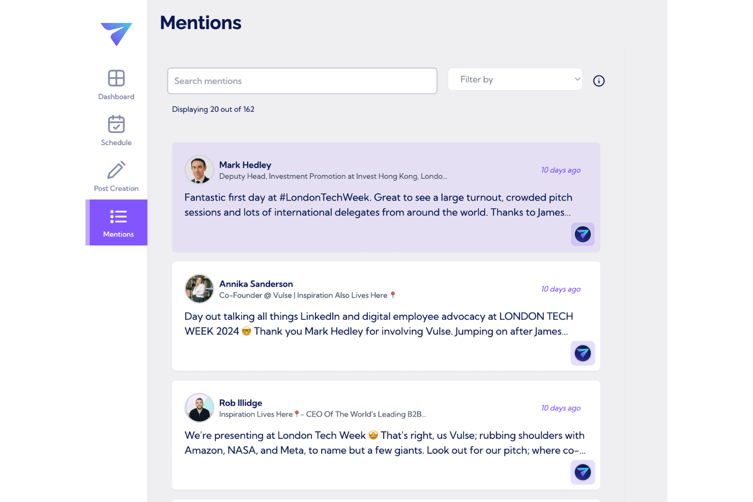 Vulse screenshot - 18 Best Social Listening Tools: Reviewed for 2026