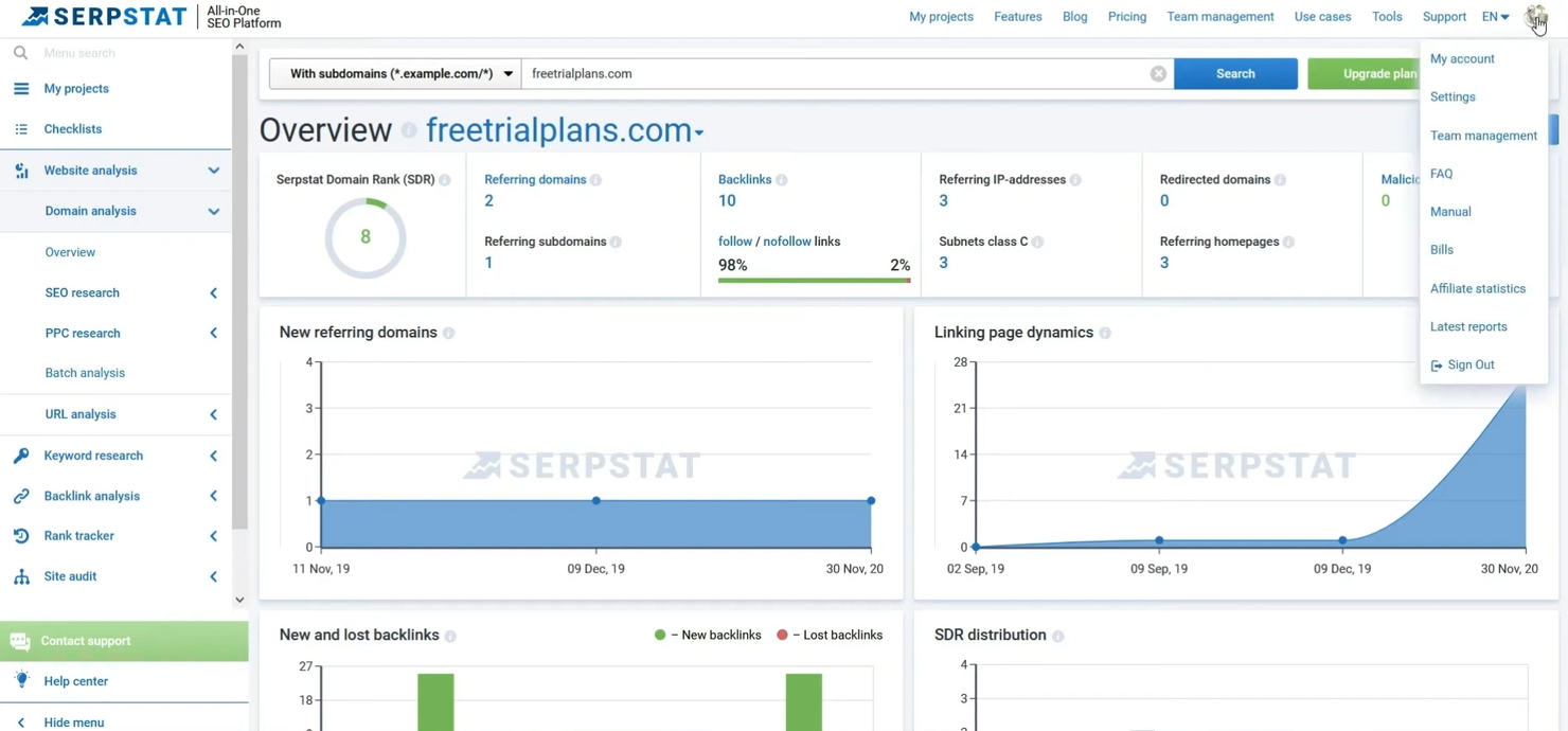 Serpstat AI Content Tools screenshot - 38 Best AI SEO Tools Reviewed in 2026