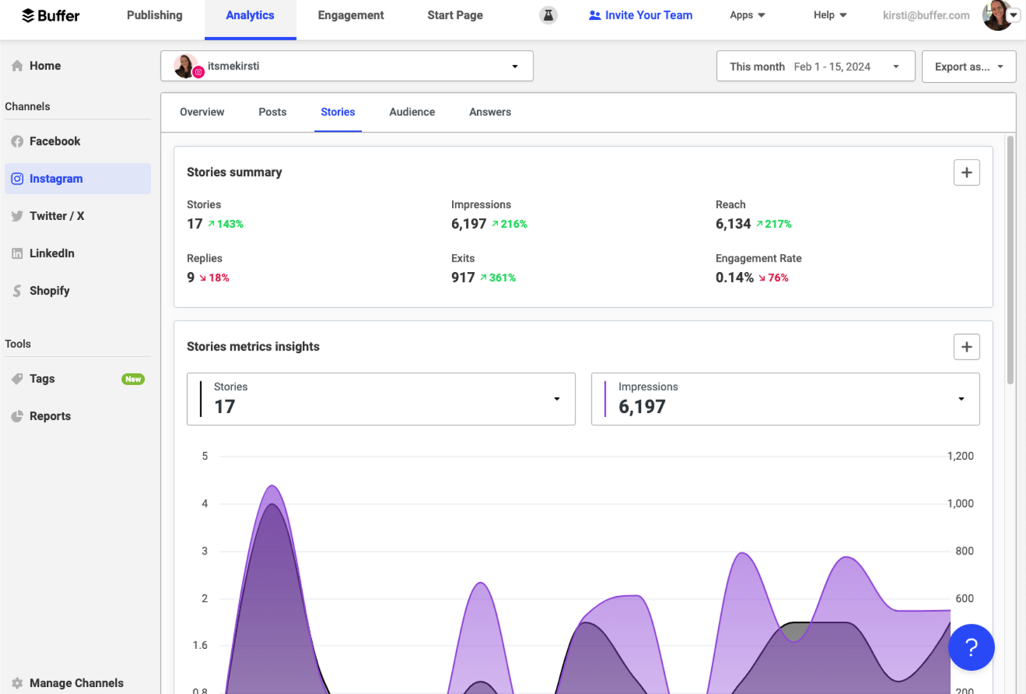 Buffer screenshot - 17 Best Sprout Social Competitors Reviewed In 2026