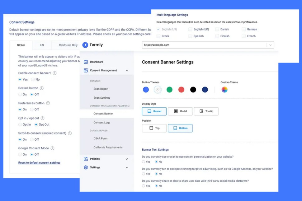Termly screenshot - 14 Best Consent Management Platforms Reviewed in 2026