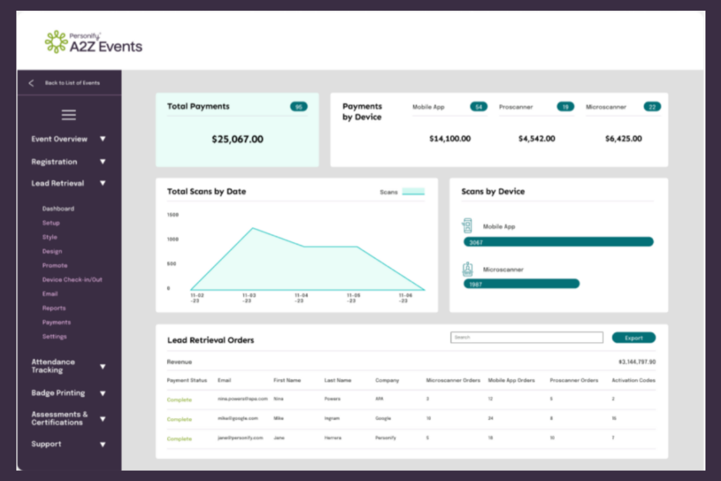 A2Z Events screenshot - 23 Best Trade-Show Lead Capture Apps Reviewed in 2026