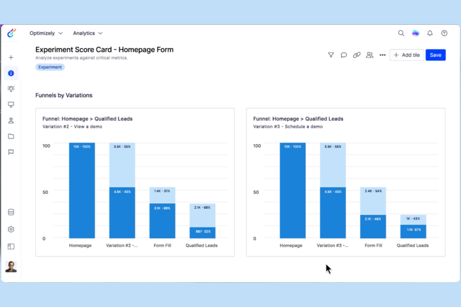 Optimizely screenshot - 25 Best Landing Page Optimization Tools Reviewed in 2026