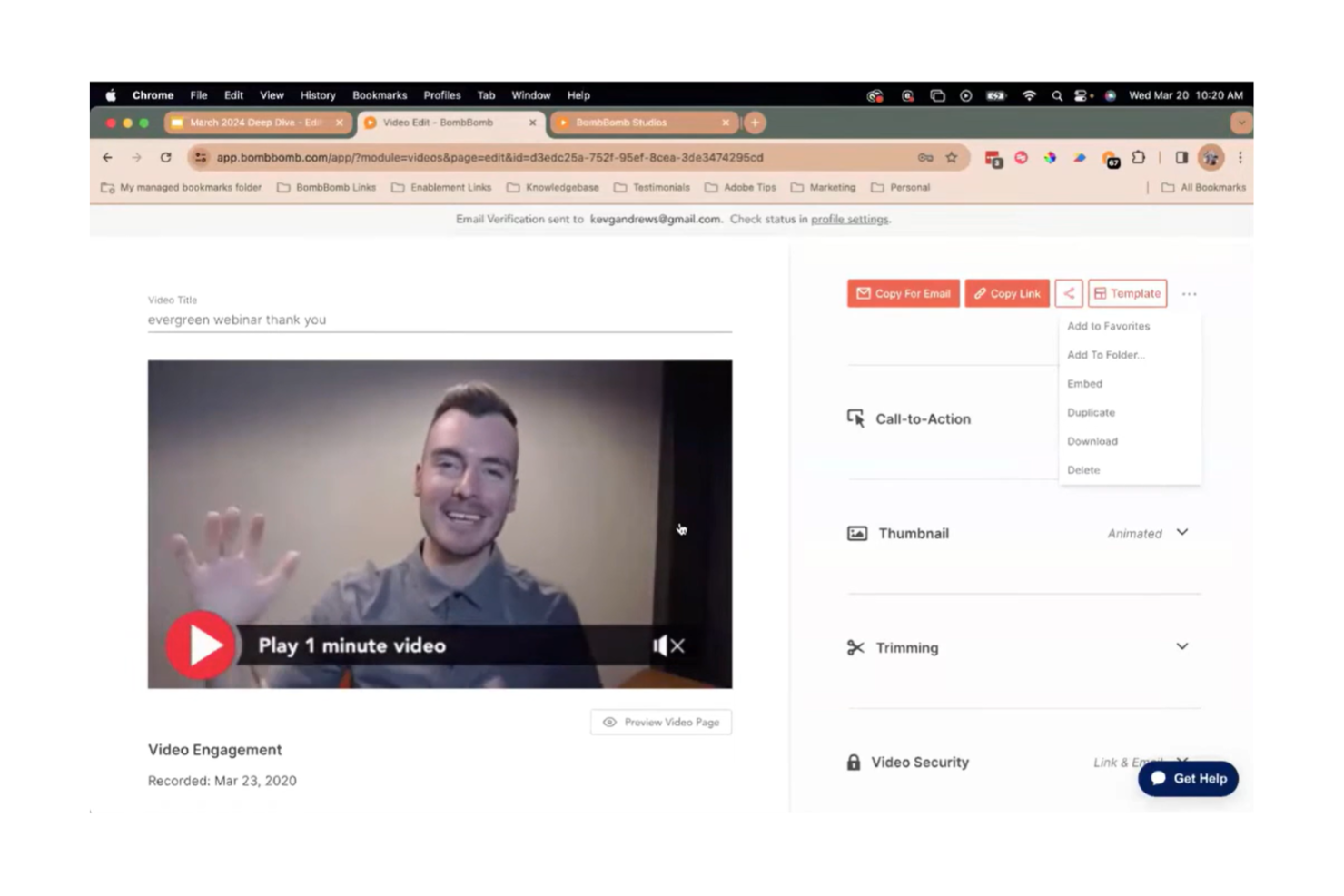 BombBomb screenshot - 14 Loom Alternatives Picked for 2026