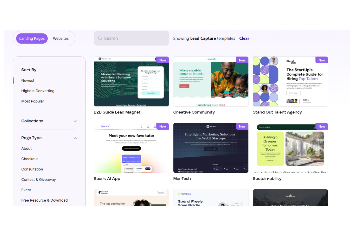 Leadpages screenshot - 17 Best Landing Page Builders for 2026