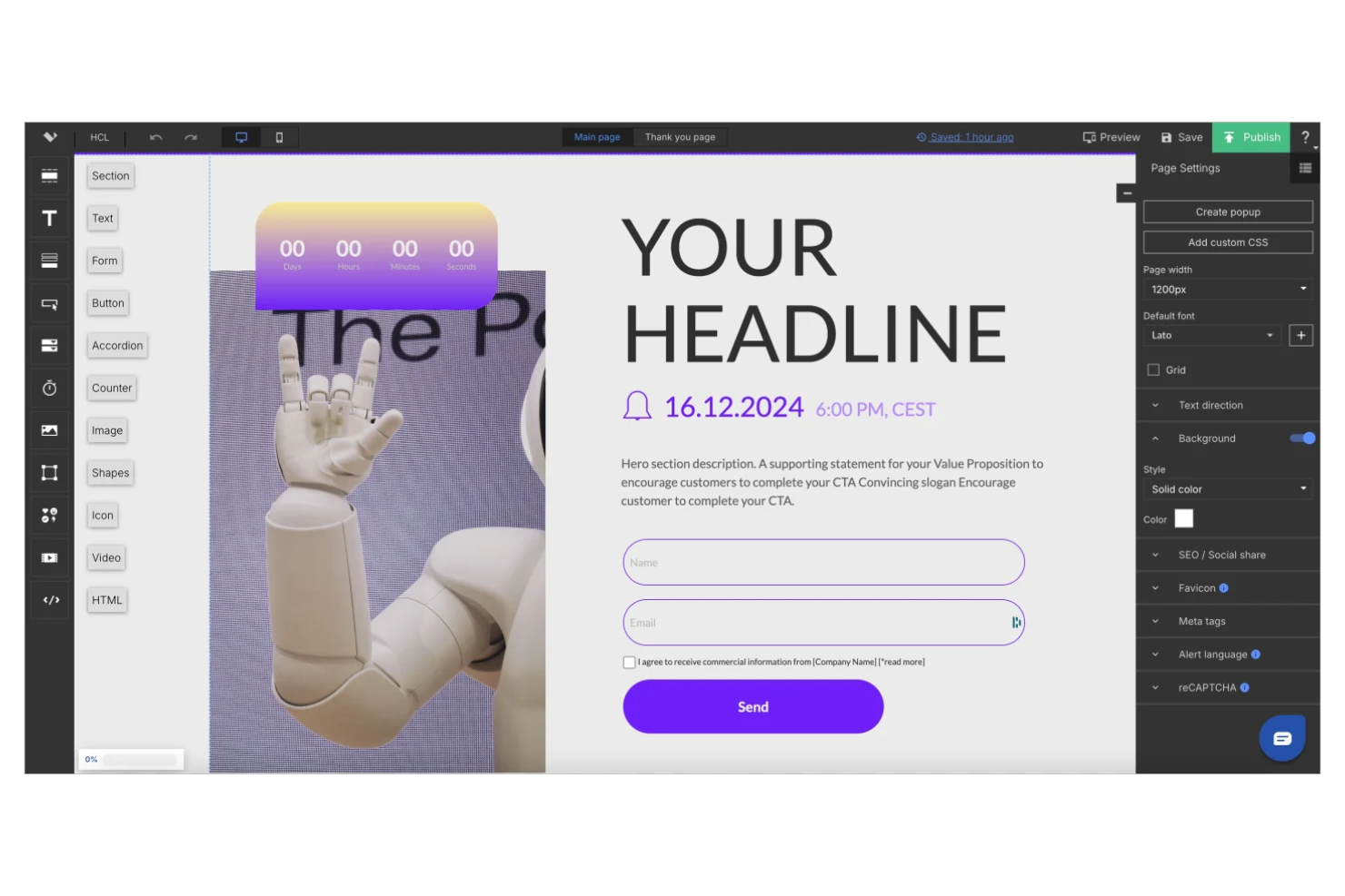 Landingi screenshot - 17 Best Landing Page Builders for 2026