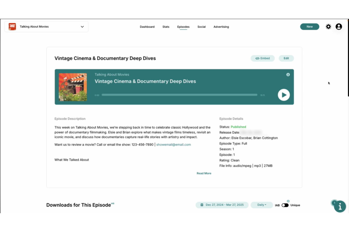 Libsyn screenshot - 14 Best Podcast Hosting Platforms for 2026