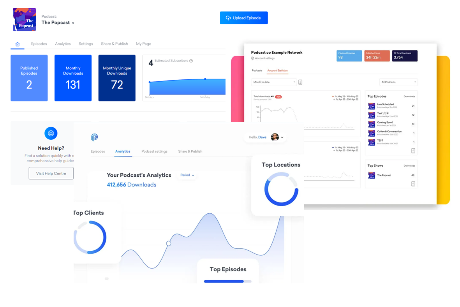 Podcast.co screenshot - 14 Best Podcast Hosting Platforms for 2026