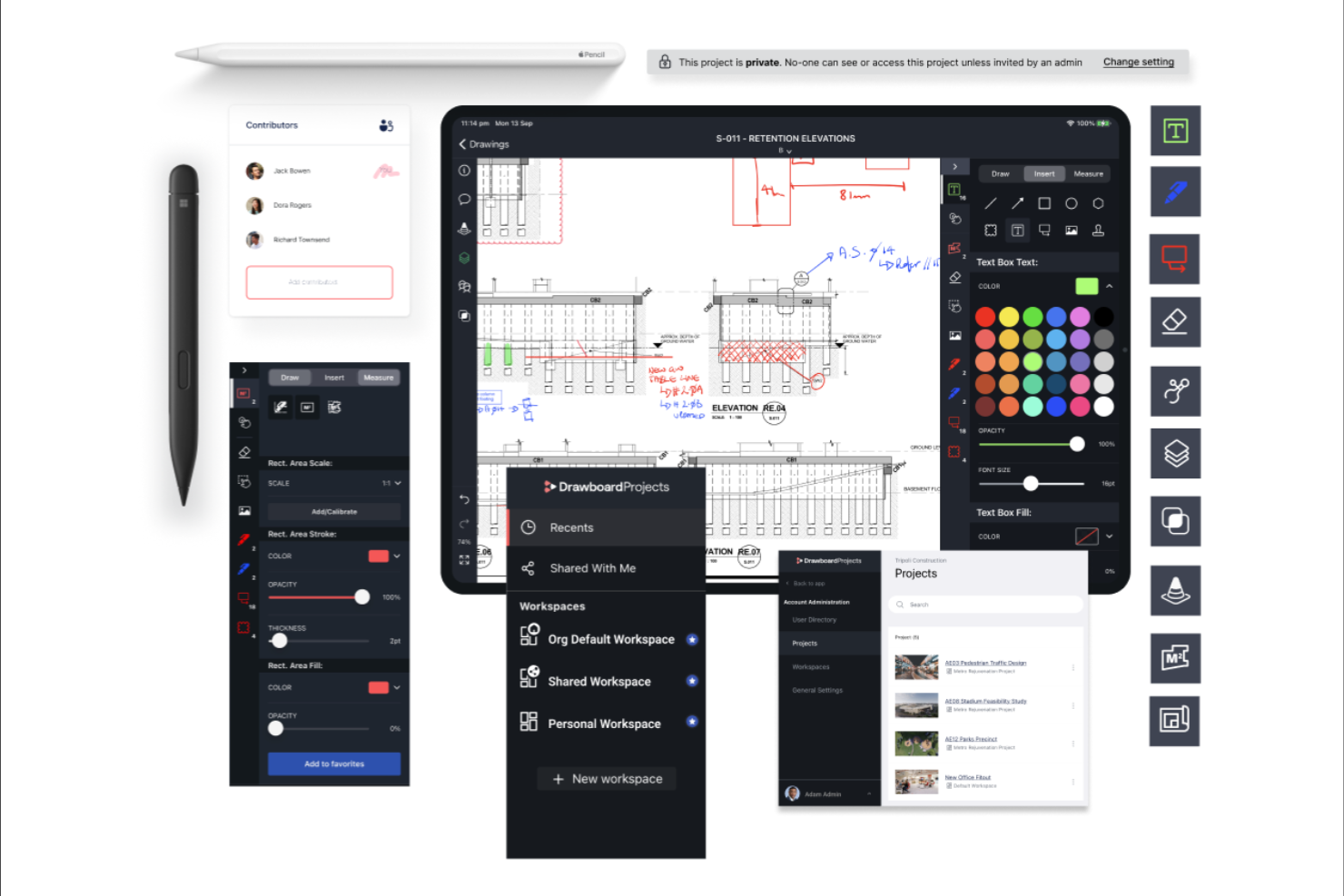 Drawboard PDF screenshot - 16 Notion Alternatives for 2026