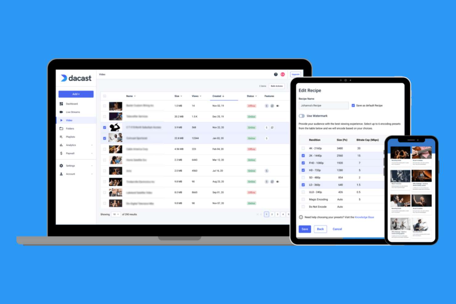 Dacast screenshot - 23 Video Hosting Platforms for 2026