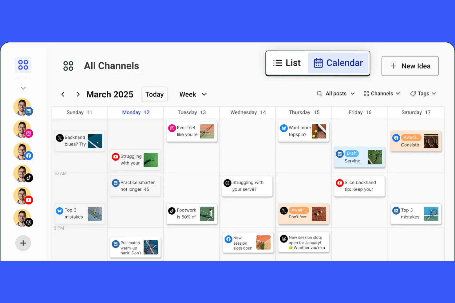 Buffer screenshot - 14 Social Media Automation Tools for 2026