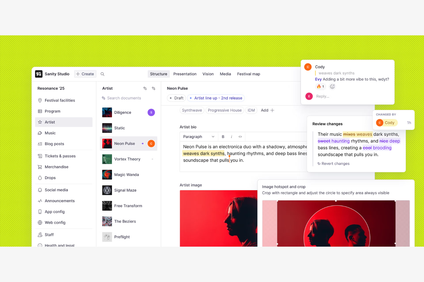 Sanity screenshot - 17 Enterprise Content Management Systems Picked for 2026