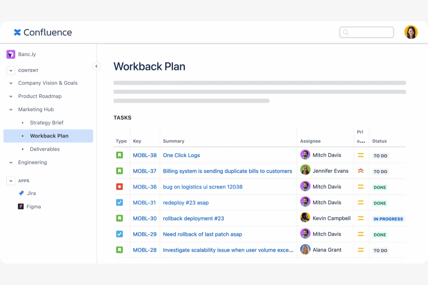Confluence screenshot - 17 Enterprise Content Management Systems Picked for 2026