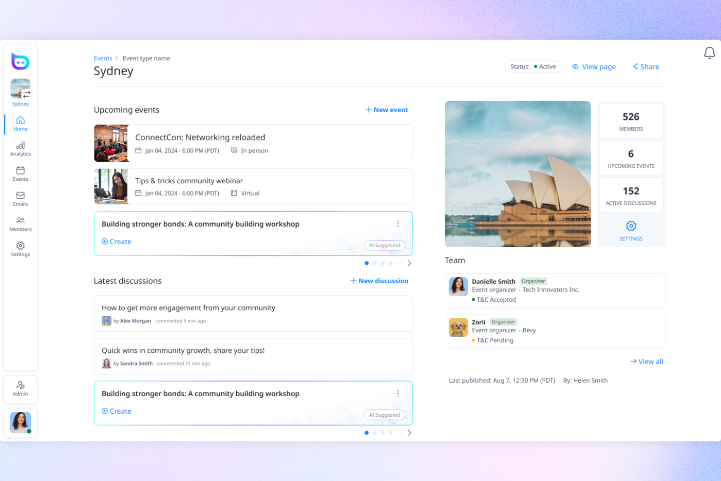 Bevy screenshot - 17 Best AI Community Management Software in 2026