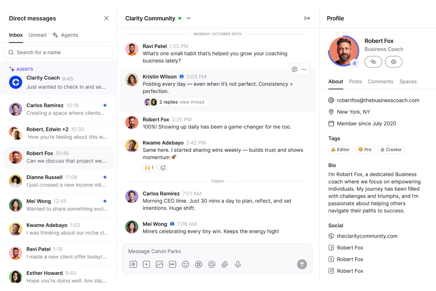 Circle screenshot - 17 Best AI Community Management Software in 2026