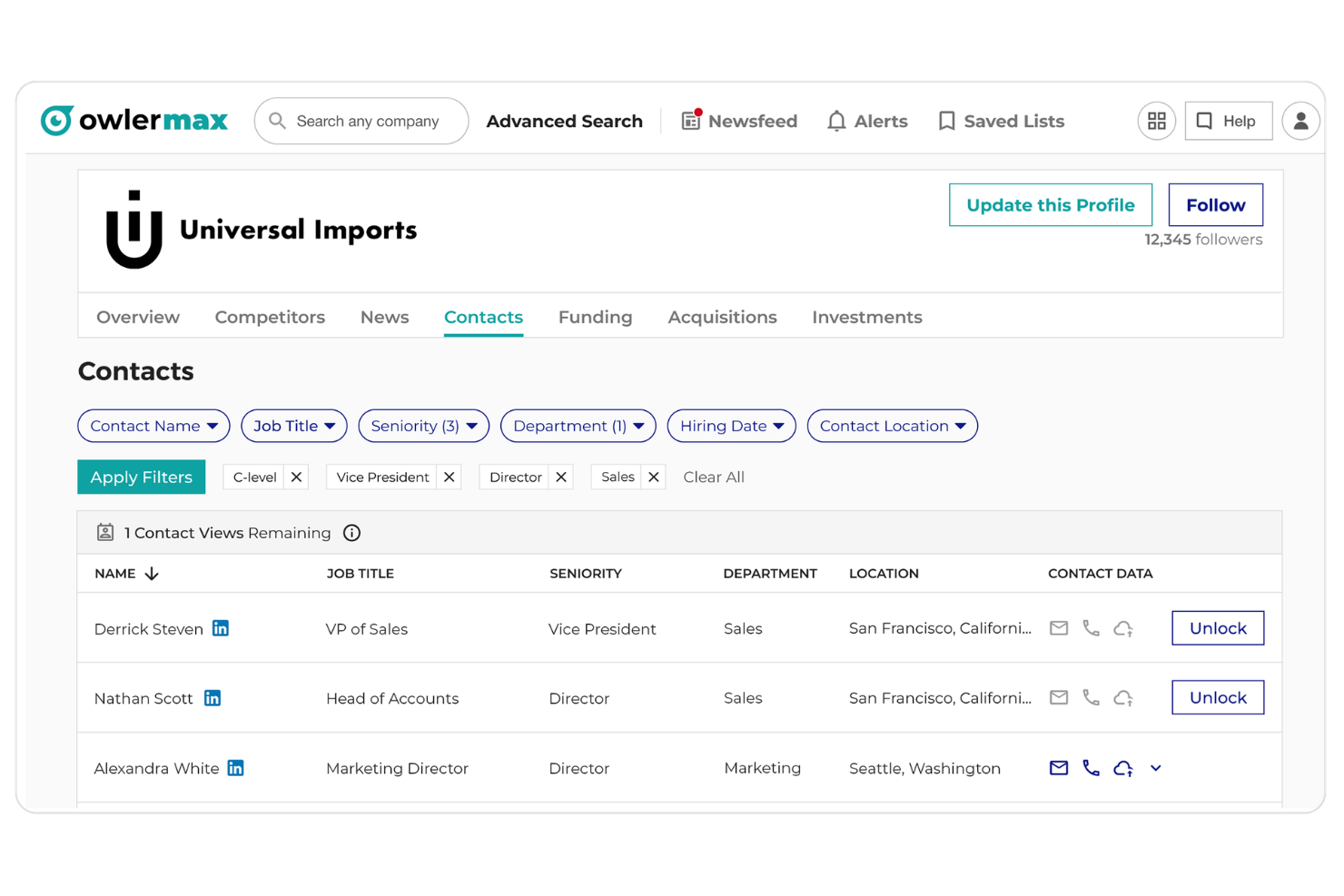 Owler screenshot - 22 Best AI Competitor Intelligence Platforms in 2026
