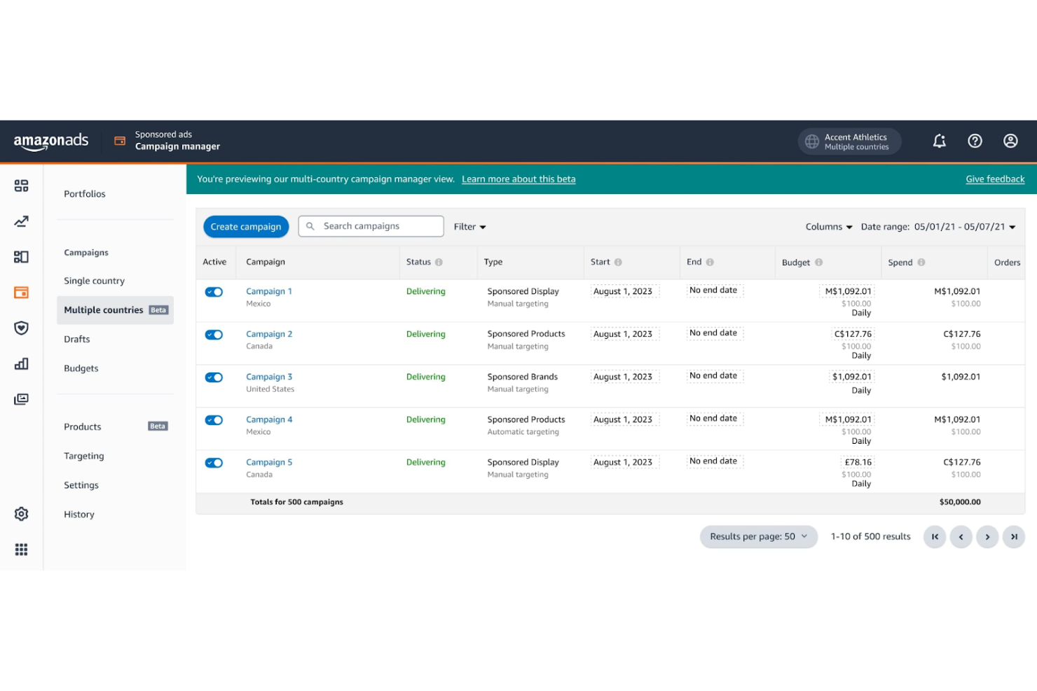 Amazon Ads screenshot - 18 Digital Advertising Platforms for 2026